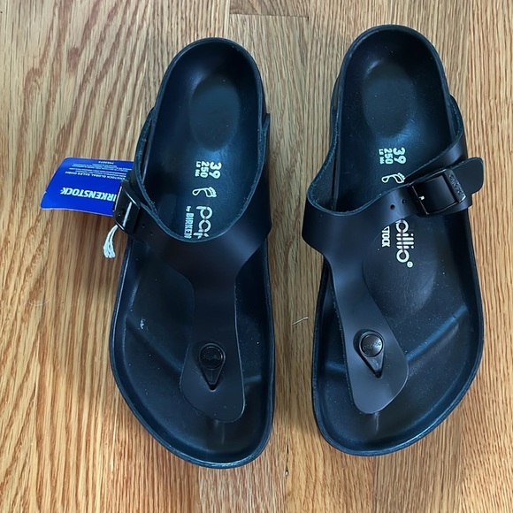 Birkenstock Gizeh PAP Flex Platform Leather Sandals Size 8 NWT - Picture 16 of 17